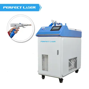 Mesin las Laser serat baja tahan karat, mesin las Laser serat baja tahan karat genggam otomatis 1000W 1500W 2000W untuk struktur logam lembar besar