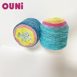 <span class=keywords><strong>Fil</strong></span> de Crochet pour couverture <span class=keywords><strong>fil</strong></span> épais pour tapis <span class=keywords><strong>fil</strong></span> de touffetage 55% <span class=keywords><strong>coton</strong></span> 45% mélange <span class=keywords><strong>acrylique</strong></span> gâteau pour faire un pull coloré - Product Image 4