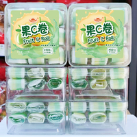 Caramelos de Goma con Sabor a Manzana Verde y Limón, 160g, Directo de Fábrica, Etiqueta Privada OEM, Venta al Por Mayor, Importador