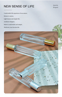 Leeson Échantillon gratuit Usine Testeur de flacons de parfum Flacon de 11ml Flacons en verre Rechargeables Échantillons de parfum vides Mini flacons pulvérisateurs en verre