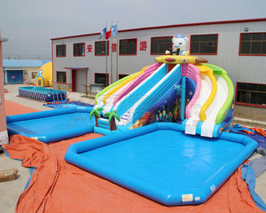 كبير للأطفال الكبار غواصة عمود نفخ الشريحة المياه بالجملة التجارية PVC 1 قطعة مخصصة شعار المطبوعة <span class=keywords><strong>3</strong></span> سنوات - Product Image 4