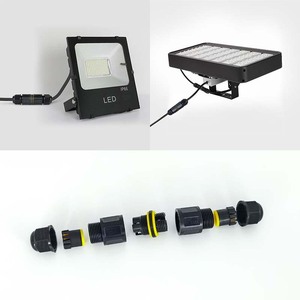 Waterproof Connector M20 Outdoor <b>Lighting</b> Cable Gland IP66 Low Voltage Nylon Fireproof <b>Shell</b> 2P3P Screw Tightening - Product Image 1