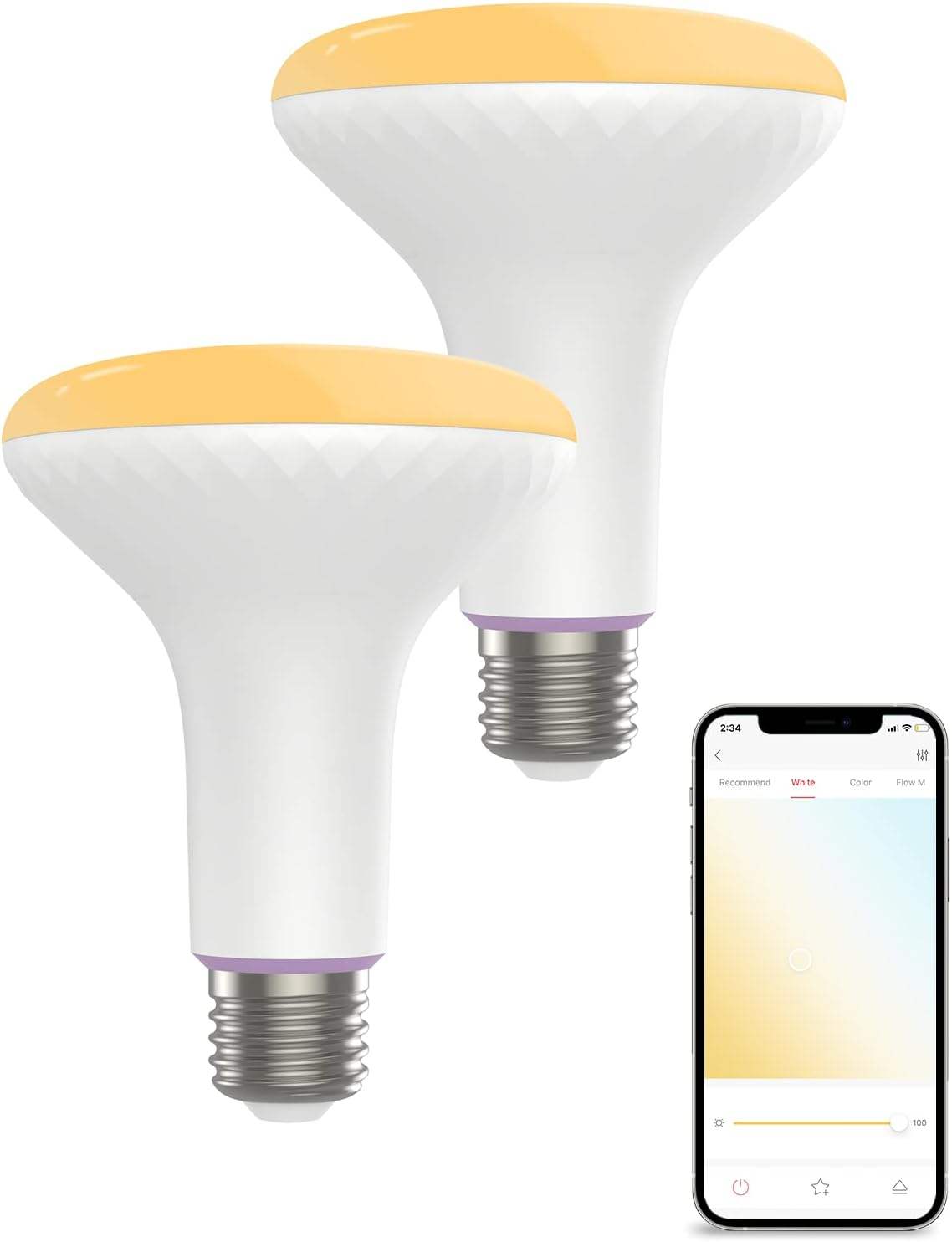 Yeelight BR30 Bombilla inteligente E26 2-pack