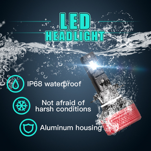 यूनिवर्सल H7 की एलईडी हेडलाइट बल्ब | 12 वी 6500k 65w उच्च शक्ति वाले IP-67 वाटरप्रूफ विमानन एल्यूमीनियम हेडलाइट्स - Product Image 4