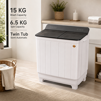 Lave-linge semi-automatique 10 kg en acier inoxydable à double cuve pour la vente en gros aux entreprises de blanchisserie