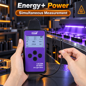 เครื่องวัดรังสี UVA รุ่น LS126A ระดับมืออาชีพ 0-20000 mW/cm² สำหรับการทดสอบกำลังการอบแห้งของหลอด UV LED 395nm - Product Image 1