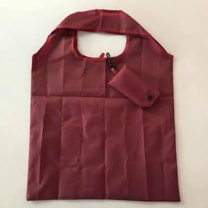 Factory Direct Sale Foldable Portable Eco-friendly Waterproof Tote Bag 210D Oxford Cloth Square Customizable Logo Printed Logo