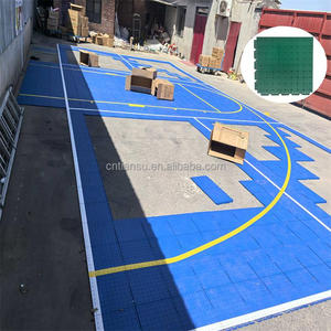 Baldosas de suelo entrelazadas para cancha de baloncesto profesional móvil TPV suelo para deportes al aire libre - Product Image 1
