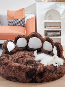 Direkt ab Werk Hundebetten und Katzenmatratzen im Bärenpfoten-Design, Süß und Warm, Plüsch-Haustierbedarf für alle Jahreszeiten im Großhandel - Product Image 6