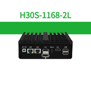 คอมพิวเตอร์อุตสาหกรรมขนาดเล็ก H30S ใช้หน่วยประมวลผล Intel i3-4010u แบบไม่มีพัดลม รองรับ LAN คู่ แสดงผลได้สามจอ พอร์ต COM คู่ สำหรับ IoT Edge Computing - Product Image 3