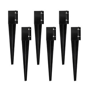 Metal galvanizado de acero inoxidable 4X4 poste de cerca ancla Punta de tierra para buzón y soporte de jardín - Product Image 4