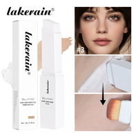 Lakerain Stick de Maquillage Fond de Teint Changeant de Couleur, Non Collant, Non Gras, Pores Invisibles, Collagène