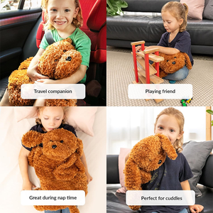 Custom ODM tappeto lembo ponderato coperta amichevole coccola animali di peluche per bambini con riempimento in cotone PP per bambini e adulti - Product Image 2