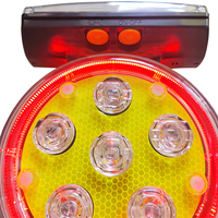 Kit de feux de signalisation solaires double face 16 LED 250H SWLN8 SWLN16HL pour travaux routiers et cônes de signalisation avec poignée lumineuse