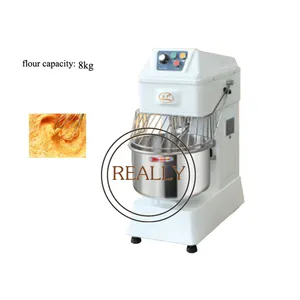 2022 Commercial Spiral Dough Mixer Bread Pizza Flour Mixing Bakery Equipment 8Kg Kneading Machine