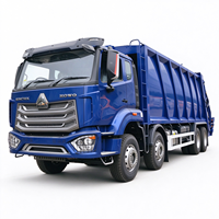 Camion compacteur SINOTRUK HOWO NX 8x4 20m³ à grand volume, 371HP, camion de voirie à charge lourde, camion de collecte des déchets