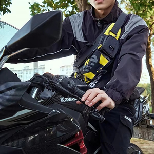 Sac de taille/bandoulière multifonctionnel portable en nylon imperméable pour homme, idéal pour le cyclisme, la randonnée et les usages tactiques en extérieur - Product Image 3