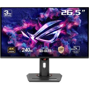 ROG Strix <span class=keywords><strong>OLED</strong></span> XG27UCDMG 240Hz 27นิ้ว3840x2160จอคอมพิวเตอร์สำหรับเล่นเกม QD-<span class=keywords><strong>OLED</strong></span> <span class=keywords><strong>4K</strong></span> 0.03MS 2.0ป้องกันการกะพริบ99% DCI-P3 - Product Image 1