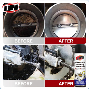 에어로팩 500ml 에어로졸 친환경 수성 빠른 작용 탄소 침전물 제거 발포 카뷰레터 클리너 스프레이 (자동차용) - Product Image 3