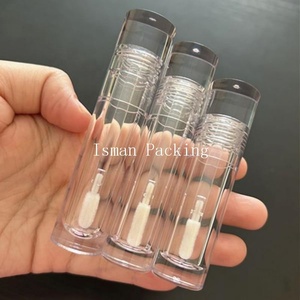 ISMAN - Tubos de Brillo Labial Transparentes de Cristal de 3 ml, 5 ml y 7 ml, Envases Redondos y Transparentes para Brillo Labial, Personalizables con Logotipo - Product Image 3
