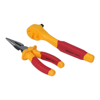 22 pièces de réparation automobile VDE isolé 1000V Kit d'outils à main Boîte à outils
