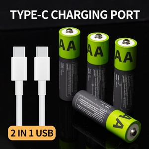 IILEER美国仓库有货 AA 可充电锂电池 1.5V 2000mAh 1700mAh 1400mAh 1200 次循环 高倍率放电电池 - Product Image 3