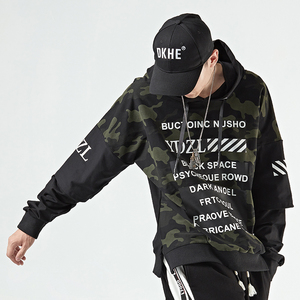 Logotipo personalizado vendedor caliente hip hop calle desgaste primavera Sudadera con capucha - Product Image 2