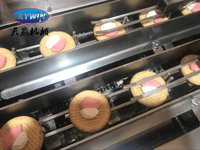 Machine à biscuits multifonctionnelle à deux voies et une couleur, avec écran tactile PLC, en acier inoxydable 304 de haute qualité, 220V, pour lait/maïs/fruits/noix