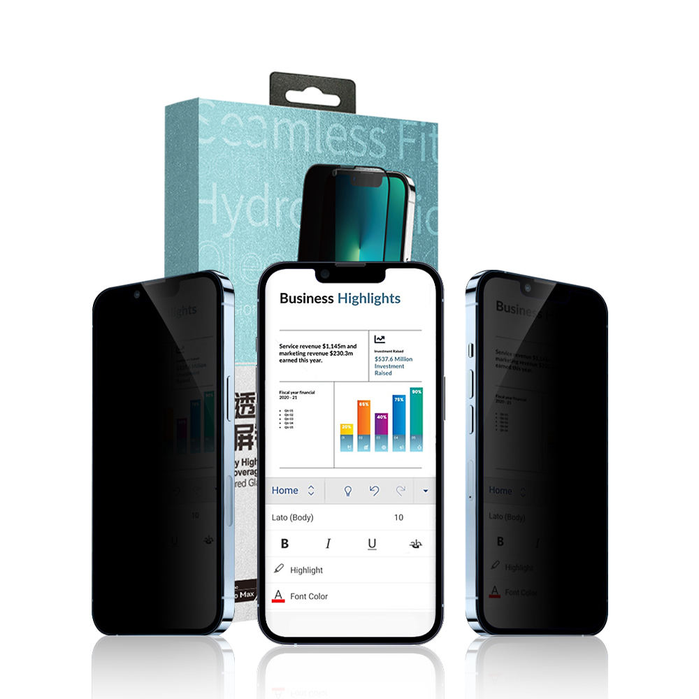 Verre trempé d'intimité