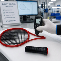 Prototype de raquette de tennis imprimée en 3D sur mesure, finition brillante, équipement sportif fonctionnel, production OEM en petite série Gaojie