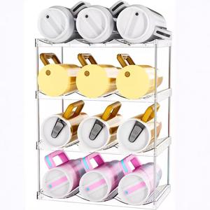 Étagère à chaussures de cuisine moderne à quatre niveaux, transparente, amovible, pliable, écologique, avec <span class=keywords><strong>rangement</strong></span> empilable - Product Image 3