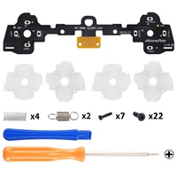 Kit de boutons d'action tactiles personnalisés EXtremeRate, kit de clics de souris, kit de clics de boutons frontaux pour manette PS5 Edge