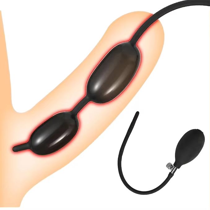 Penis Plug Inflatable Silicone Urethral Sounds for BDSM
