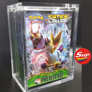 SHP tùy chỉnh bán buôn từ nắp rõ ràng Acrylic trường hợp hiển thị cho NGHỊCH LÝ rạn nứt (sv04) Xây Dựng & trận chiến hộp-Pokémon thẻ trường hợp - Product Image 2