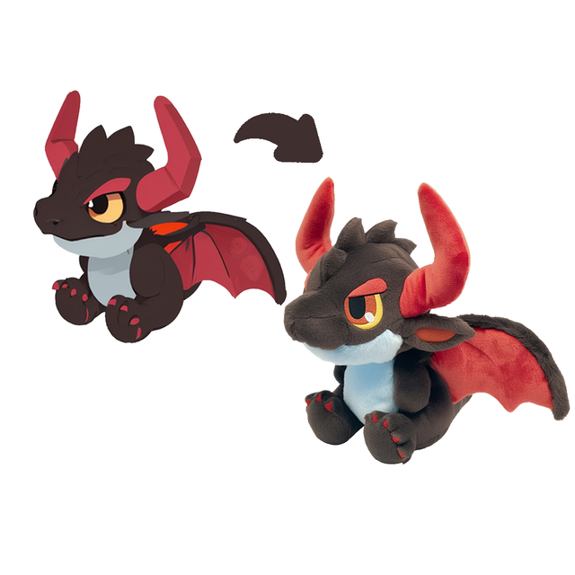 Custom Dragon Mascot Plush Toy Wholesale Fantasy Game Character Stuffed Animal for Brand Merchandise Bulk Custom Order
