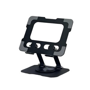 Support de tablette rotatif tout en métal, support de bureau réglable pour téléphone et tablette avec rotation de base à 360 degrés et conception de refroidissement - Product Image 3