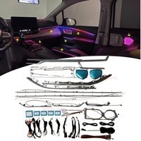 Intérieur de voiture pour Toyota Sienna Granvia 2024+ : Éclairage d'ambiance LED, amélioration de l'éclairage, bande de garniture électroplaquée
