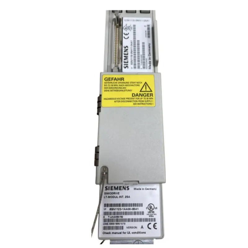 เยอรมัน Siemens แปลงความถี่ PLC โมดูล 6SN1123-1AA00-0BA1 611 โมดูล 1 แกน 25 A