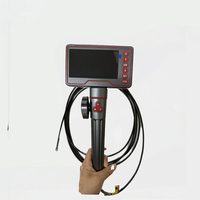 Système de caméra d'inspection de tuyaux par endoscope, caméra optique portable à fibre optique, longueur de câble de 5 m