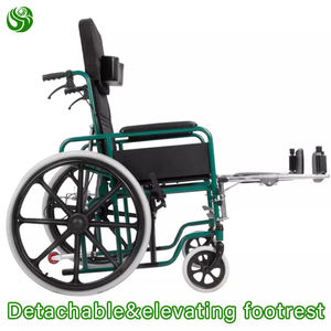 Juyi軽量卸売車椅子手動リクライニング車椅子リクライニング車椅子販売用 - Product Image 5