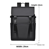 Sac à dos pour ordinateur portable imperméable, nouveau modèle pour hommes, sac de voyage d'affaires, grande capacité, sac d'école tendance pour étudiants