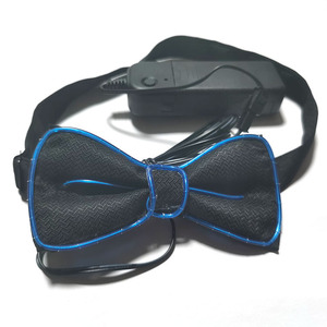 Ánh sáng lên LED EL dây Tie Cà Vạt Jazz Bowtie Bar bồi bàn EL nhấp nháy LED Bow quan hệ - Product Image 5