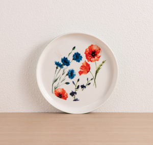 Juego de vajilla de cerámica estilo jardín europeo con estampado floral en acuarela, platos y cuencos de porcelana New Bone China para el hogar de primavera, recuerdos de boda, venta al por mayor - Product Image 6