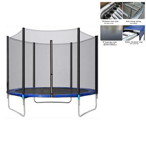 Trampoline de gymnastique pour enfants de 14 pieds rond en acier inoxydable pour le parc de trampoline intérieur - Product Image 5