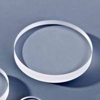 Verre trempé rond transparent ultra clair de haute qualité