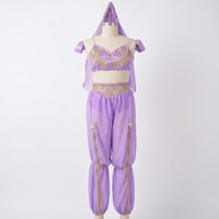 Nouveaux costumes de danse de salon attrayants bordeaux pour adultes, inspirés des Casse-Noisettes, de style arabe et indien, en jacquard, pour spectacles.