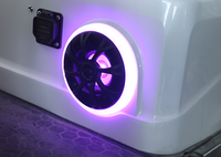 Voiturette de golf électrique HDK D5 Maverick 2 Plus 2 Plus avec éclairage LED et suspension premium pour les loisirs sur le campus
