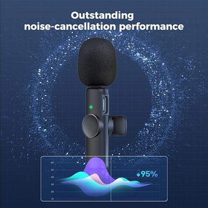 Bestseller K15 Modell Mini für Bluetooth-Lautsprecher Profession elles Telefon Sing 2 Rcm Clip Disk 2,4 GHz Mikrofon für Vlog Podcasts - Product Image 2