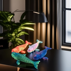 Jouet Fidget Articulé en Plastique Imprimé en 3D Personnalisé (Dauphin, Requin) - Jouet Éducatif et Décoratif avec Articulations Mobiles - Product Image 6