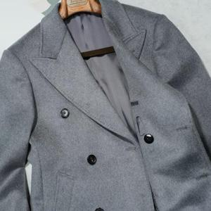 Men's 100% <strong>WOOL</strong> <strong>Double</strong> Breasted Long Overcoat Custom Bespoke Bulk Wholesale Winter Formal Anti-Wrinkle Breathable - Product Image 5